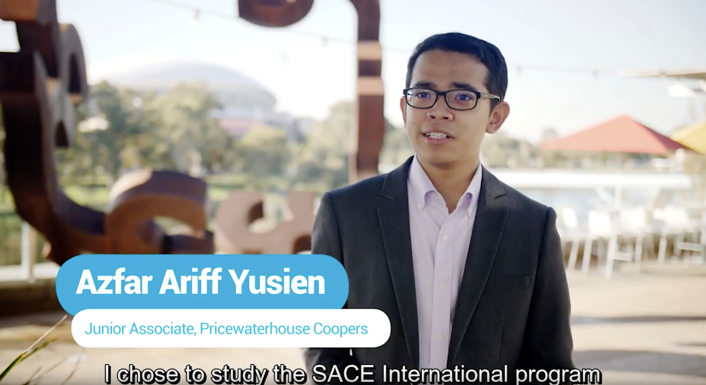 SACE Alumni story - Azfar